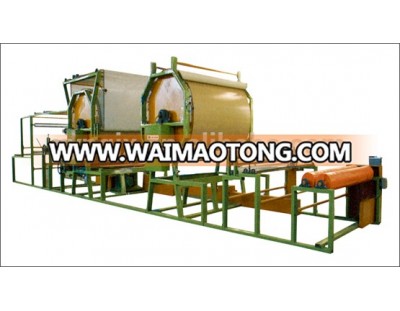 Horizontal two cylinder cloth laminating machine